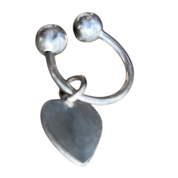 Sterling Silver Tiffany keychain with heart❤️‼️ - Picture 7 of 13